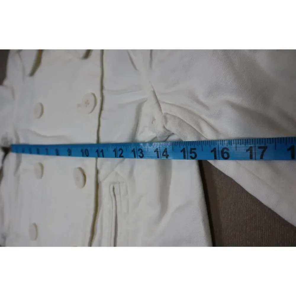 Polo Ralph Lauren White‎ Denim Buttoned Jacket Kids Size 8